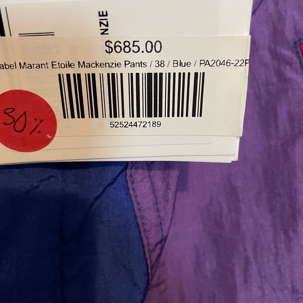 Isabel Marant MacKenzie colorblock track trouser. - Picture 6 of 11